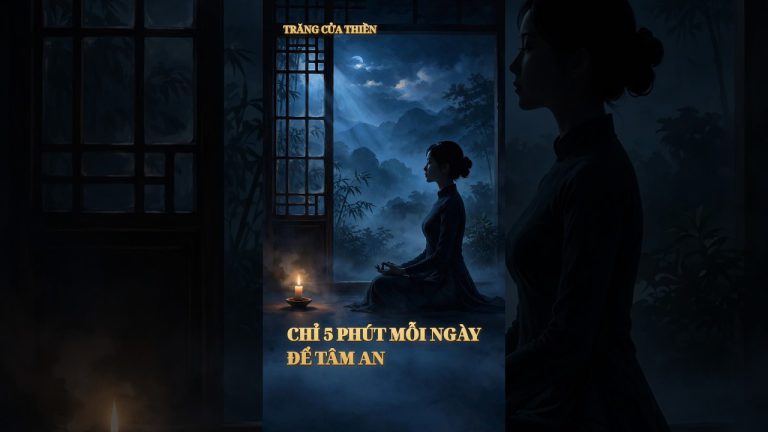 Cách thiền thở cho người mới bắt đầu | 5 phút mỗi ngày để tâm an | Trăng Cửa Thiền