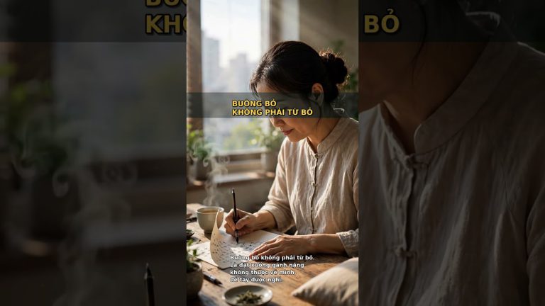 Học cách buông bỏ để tâm an yên | Càng giữ chặt càng mệt mỏi | Trăng Cửa Thiền