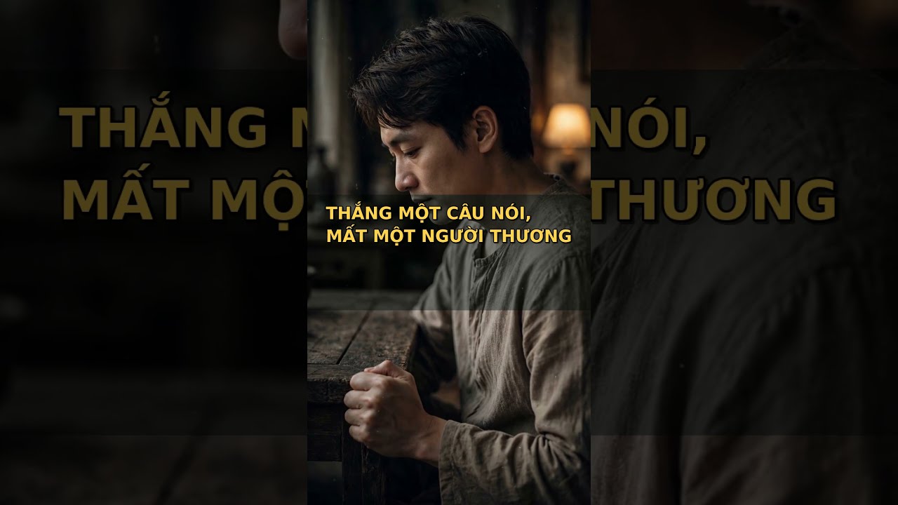 Thắng một câu nói, mất một người thương | Lời Phật dạy về cơn giận #Shorts